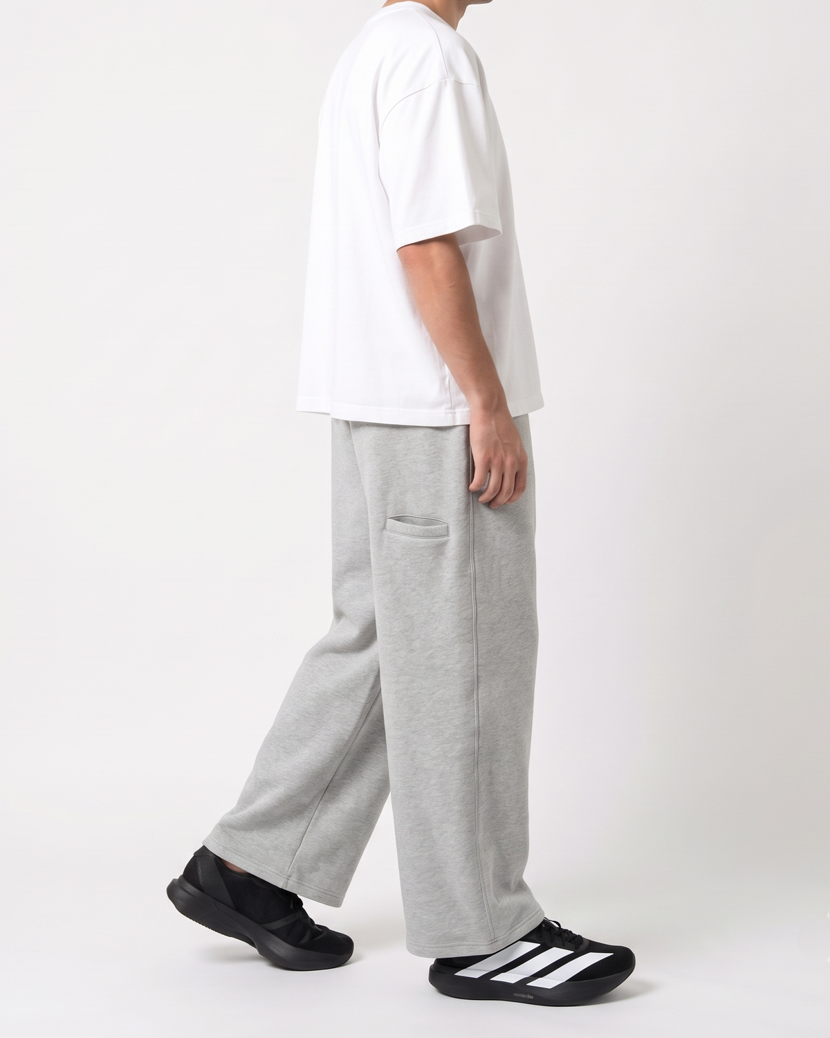Grey Baggy Fit Jogger | 360 GSM Cotton Baggy Sweatpants