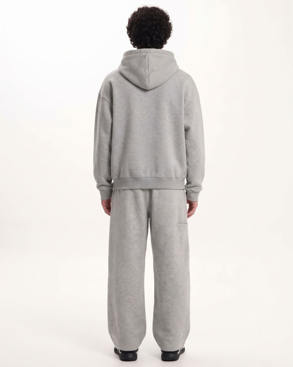 Grey Matter Boxy Fit Set | 360 GSM Cotton Boxy Hoodie & Baggy Jogger Co-Ord Set