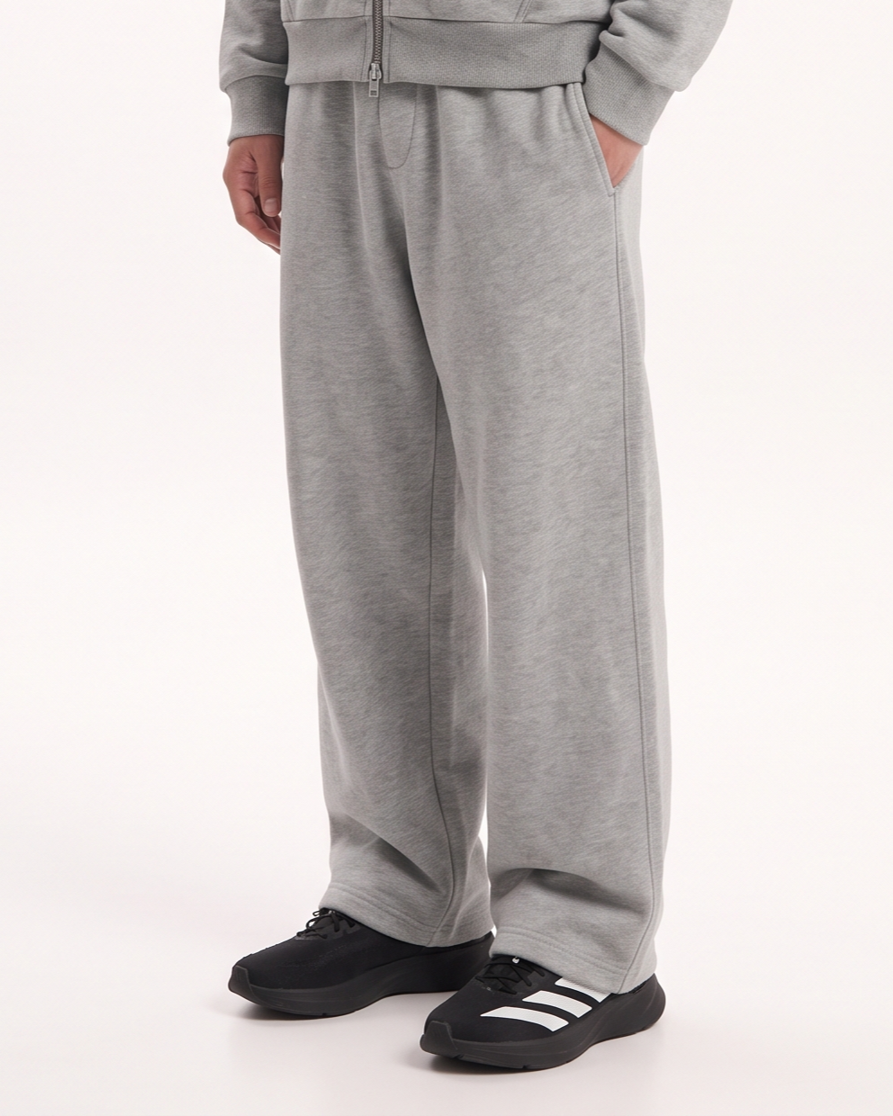 Grey Baggy Fit Jogger | 360 GSM Cotton Baggy Sweatpants