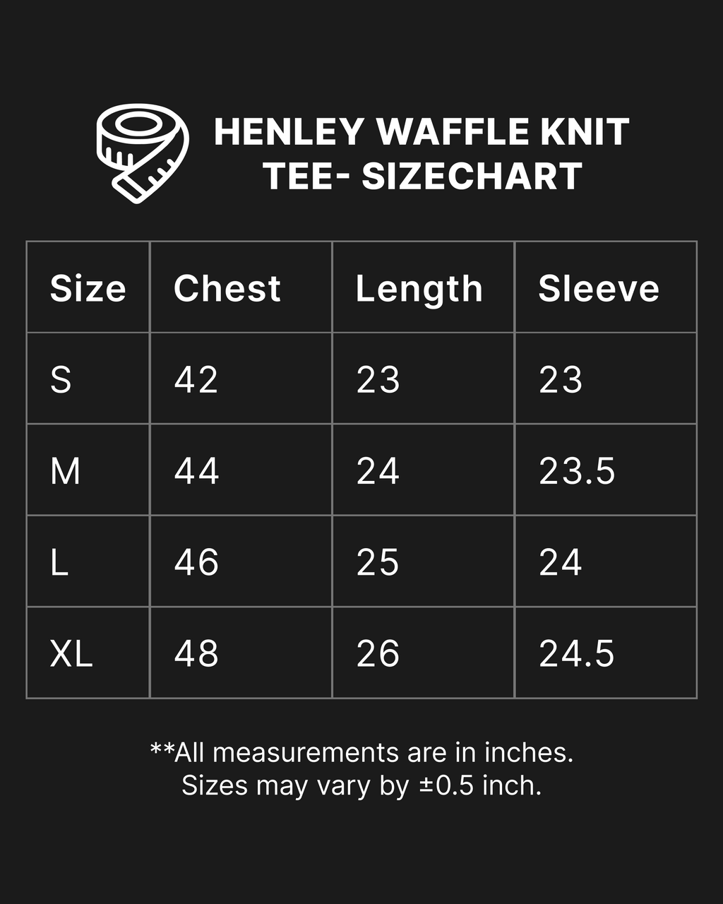 White Henley Waffle Knit T-Shirt | 240 GSM Waffle Knit Cotton Henley Tee